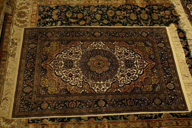 koberec s třásněmi